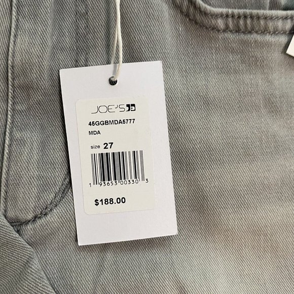 $179 NWT JOE'S Hi HONEY HI-RISE RAW CROP CURVY SKINNY STRETCH JEANS Miranda - Picture 4 of 9